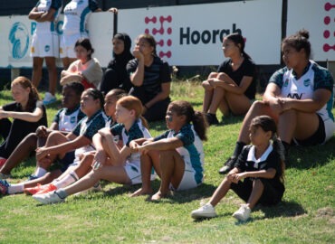 Girls Rugby Seated Shot