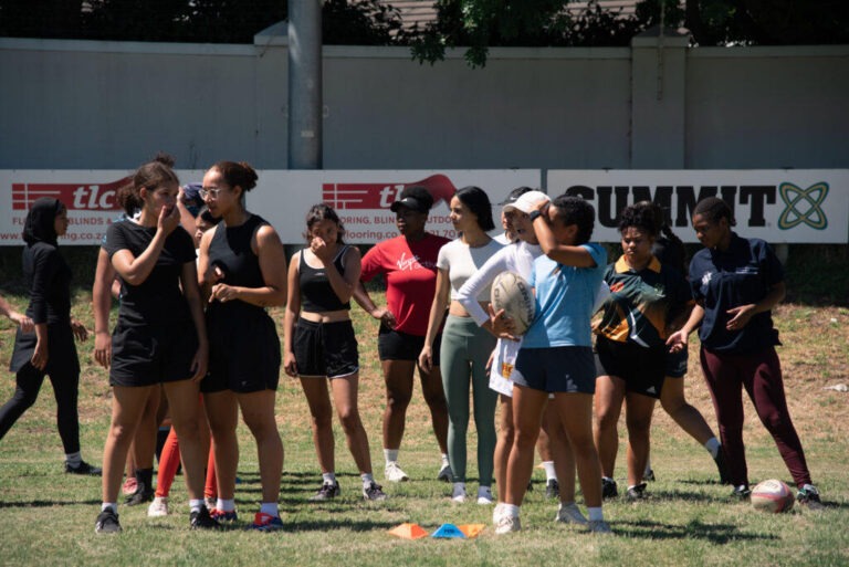 Girls Rugby Training