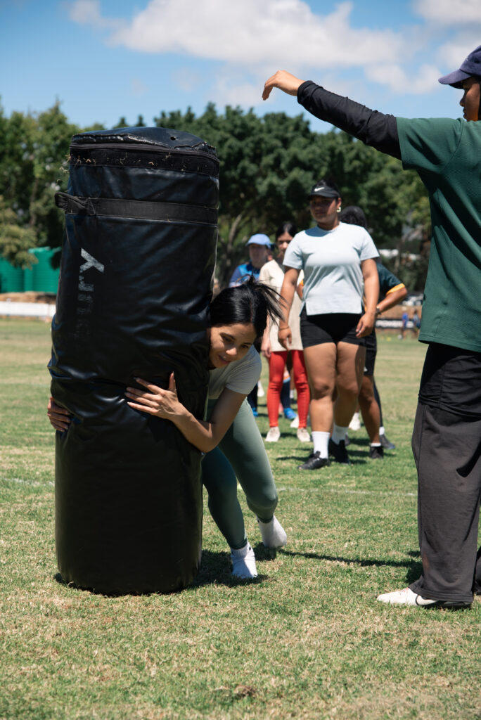 Girls Rugby Tackle