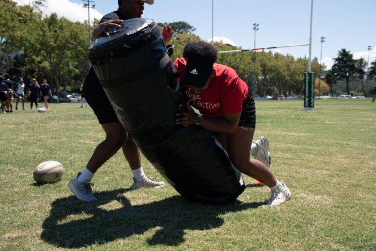 Girls Rugby Tackle
