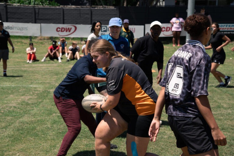Girls Rugby Tackle