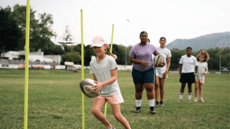 Girls Rugby Training